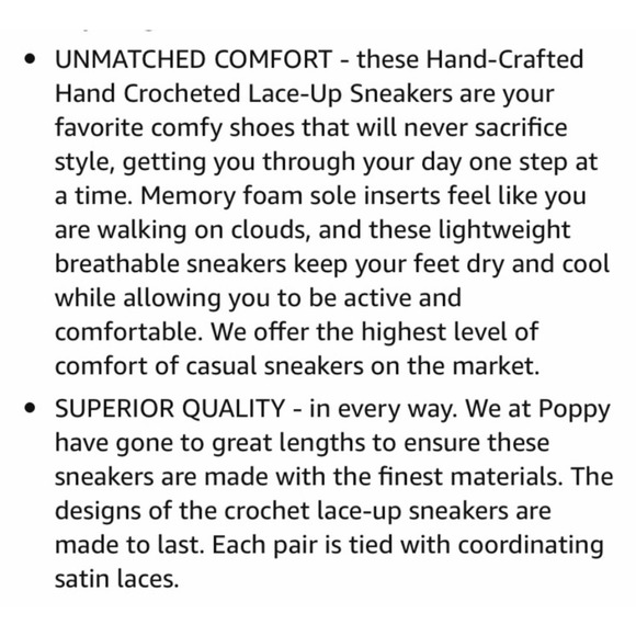 Poppy Lifestyle hand woven boho white sneakers - Picture 7 of 11